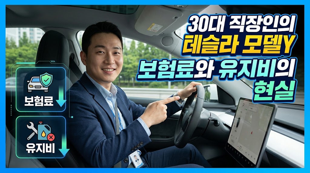 30대 직장인의 테슬라 모델Y 장기렌트 찐 후기: 보험료와 유지비의 현실