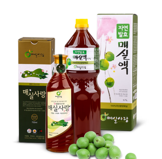 100% 광양 유기농 매실사랑농원 깐매실로 간편한 매실청 담그기