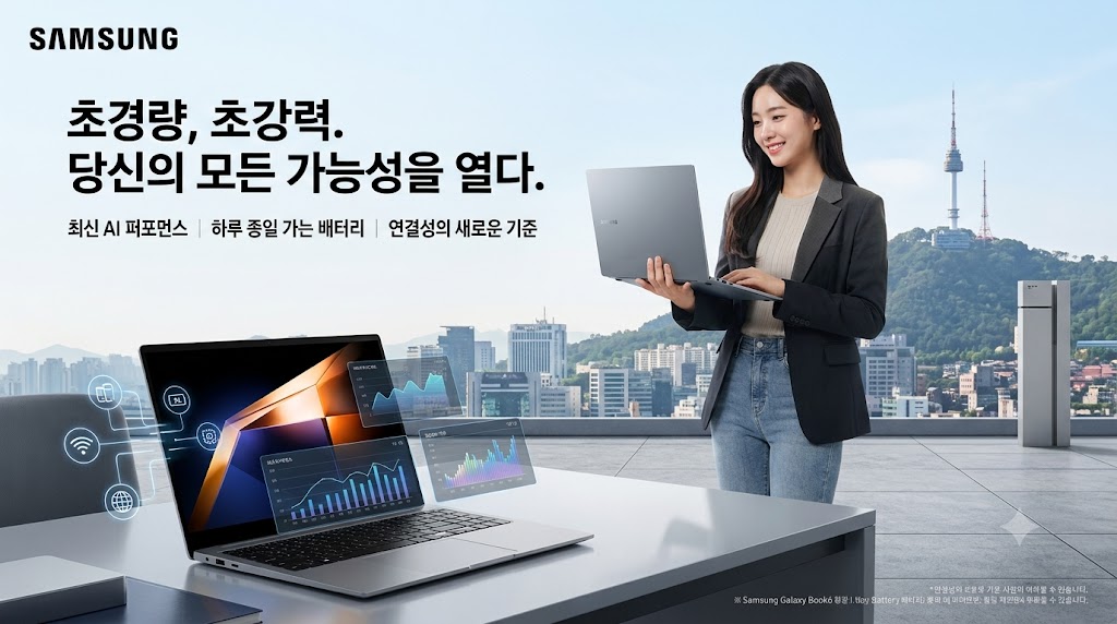 재택근무 질이 달라진다! 프리랜서 맞춤형 삼성전자 갤럭시북6 💻